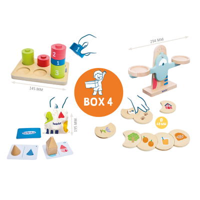 Kleine Entdecker Box 4 – Konzentration, 30 Monate