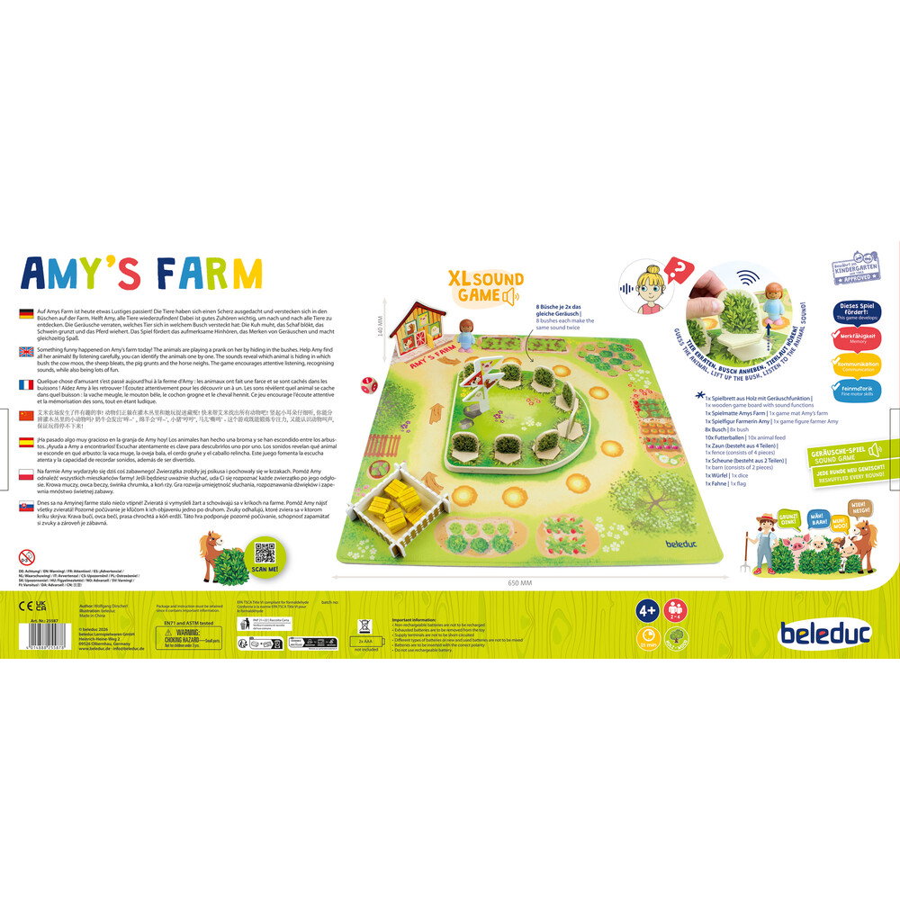 Amy’s Farm – XL Hör- und Merkspiel Bauernhof - 25587 6 product 1000