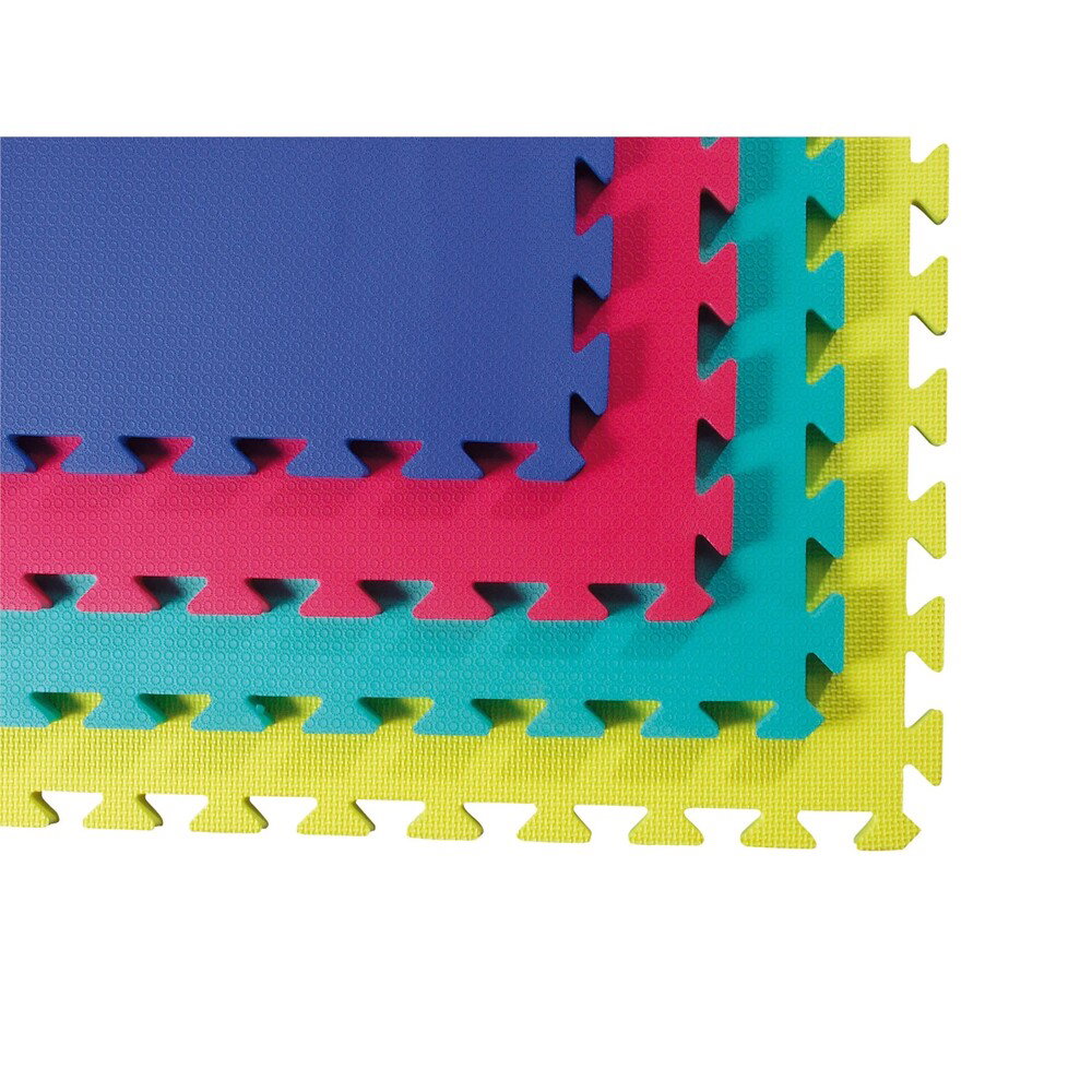 Puzzlematten – 4er Set - 672 90 02 Puzzlematten Matte Fallschutz Softmatte Unterlage Bodenmatte SportFit 4027608672909 1000