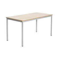 Stahlrohrtisch, quadratische Tischbeine – Bild 5