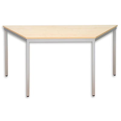 Trapeztisch, quadratische Tischbeine