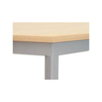 Trapeztisch, quadratische Tischbeine - 766466 h 1000