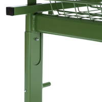 Ecoflex Zweier-Schülertisch, höhenverstellbar, mit Drahtkorbablagen – Bild 10