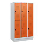Schließfachschrank MIDI/MAXI, mit kleinen Türen - 770260v0075 p01 1000