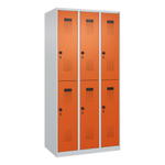 Schließfachschrank MIDI/MAXI, mit kleinen Türen - 770260v0191 p01 1000