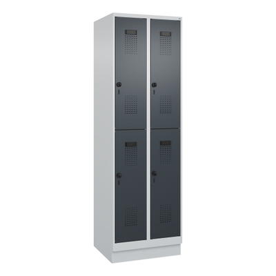 Schließfachschrank MIDI/MAXI, mit kleinen Türen