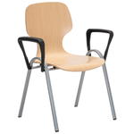 Schalenstuhl „College“, mit Armlehnen