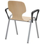 Schalenstuhl „College“, mit Armlehnen - 773820 c