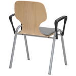 Schalenstuhl „College“, mit Armlehnen und Polstern - 773822 b