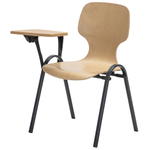 Schalenstuhl „College“, mit Tablar - 773823 b
