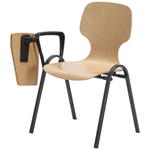 Schalenstuhl „College“, mit Tablar - 773823 e