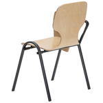 Schalenstuhl „College“, mit Tablar - 773823 g