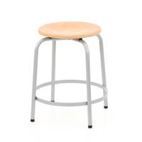 4-Bein-Hocker mit Fußleiste – Bild 5