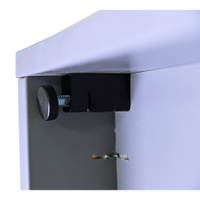 Flexeo® Drehtüren-Schrank, 3 Fächer = 3 Ordnerhöhen - 802058 n