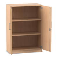 Flexeo® Drehtüren-Schrank, 3 Fächer = 3 Ordnerhöhen