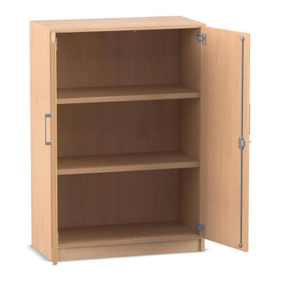 Flexeo® Drehtüren-Schrank, 3 Fächer = 3 Ordnerhöhen