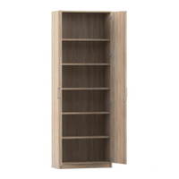 Flexeo® Drehtüren-Schrank, 6 Fächer = 6 Ordnerhöhen