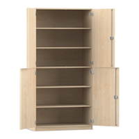 Flexeo® Schrank, 6 Fächer, 4 Halbtüren, Breite 94,4 cm
