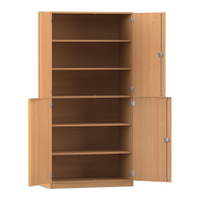 Flexeo® Schrank, 6 Fächer, 4 Halbtüren, Breite 94,4 cm
