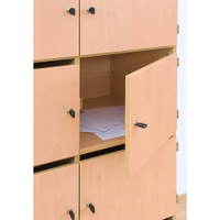 Flexeo® Schließfachschrank, 10 Fächer mit Briefschlitzen, Breite 94,4 cm - 809011 h 2
