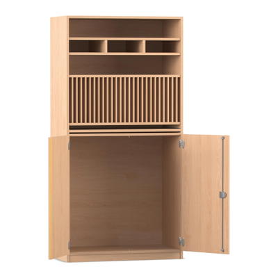 Flexeo® Klassenbuchschrank, 26 Klassenbuchfächer, 3 Formularfächer