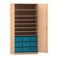 Flexeo® Bastelschrank, 9 große Boxen, 7 Fächer