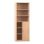 Flexeo® Schiebetürenschrank, 6 Fächer = 6 Ordnerhöhen