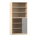 Flexeo® Rollladenschrank, 6 Fächer, 1 Tür unten