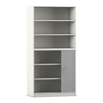 Flexeo® Rollladenschrank, 6 Fächer, 1 Tür unten