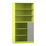 Flexeo® Rollladenschrank, 6 Fächer, 1 Tür unten