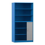 Flexeo® Rollladenschrank, 6 Fächer, 1 Tür unten