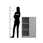 Flexeo® Rollladenschrank, 3 Fächer = 3 Ordnerhöhen - 814031 P07