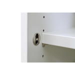 Flexeo® Rollladenschrank, 3 Fächer = 3 Ordnerhöhen - 814031 j