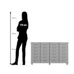 Flexeo® Fahrbares Containersystem mit Ablage, 24 kleine Boxen - 815004 P07