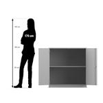 Flexeo® Unterschrank, 2 Fächer, Breite 94,4 cm - 816004 P07