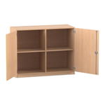 Flexeo® Unterschrank, 4 Fächer, Breite 126,4 cm