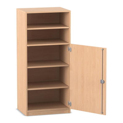 Flexeo® Schrank, 5 Fächer, 1 Halbtür, Breite 64,1 cm