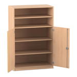 Flexeo® Schrank, 5 Fächer, 2 Halbtüren, Breite 94,4 cm