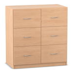 Flexeo® Schrank, 6 große Schubladen, Breite 94,4 cm