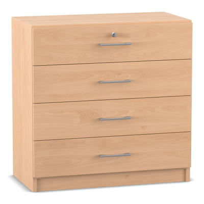 Flexeo® Schrank, 4 kleine Schubladen = 2 Ordnerhöhen