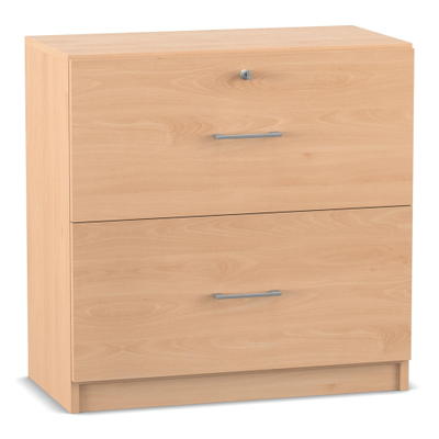 Flexeo® Schrank, 2 große Schubladen = 2 Ordnerhöhen
