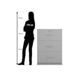 Flexeo® Schrank, 3 große Schubladen = 3 Ordnerhöhen - 818067 P07