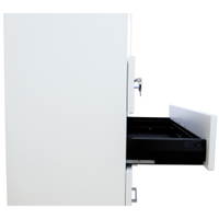 Flexeo® Schrank, 6 kleine Schubladen, oben 3 Fächer = 6 Ordnerhöhen - 818078 k