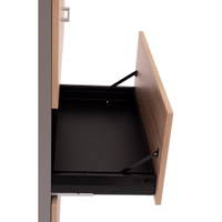 Flexeo® Schrank, 3 große Schubladen, oben 3 Fächer = 6 Ordnerhöhen - 818079 k