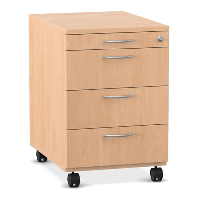 Flexeo® Schreibtisch-Container mit 4 Schubladen