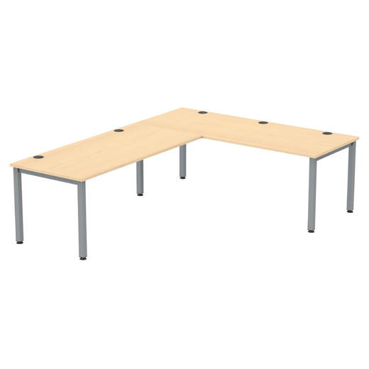 845080_a_1000 Flexeo® Schreibtisch (Breite 200 cm) mit Anbau