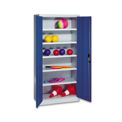 Ballschrank mit Flügeltüren, Stahlblech