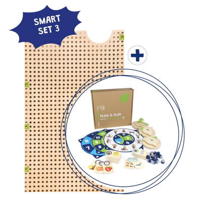 PLUG it Smart Set 3 „Basisplatte & Uhr- & Aktionsfolien“