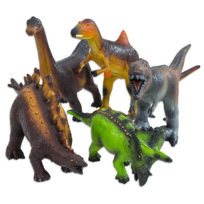 Dinosaurier Soft-Tier-Set, Naturkautschuk