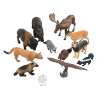 Nordamerikanische Tiere, 12-tlg. - Betzold Nordamerikanische Tiere 12 tlg E 97823 a ZN
